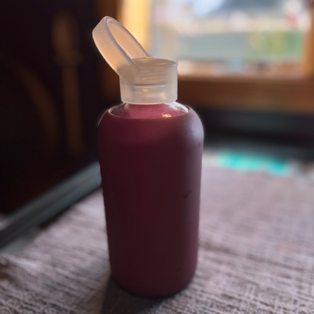 BKR 500ml glass water bottle